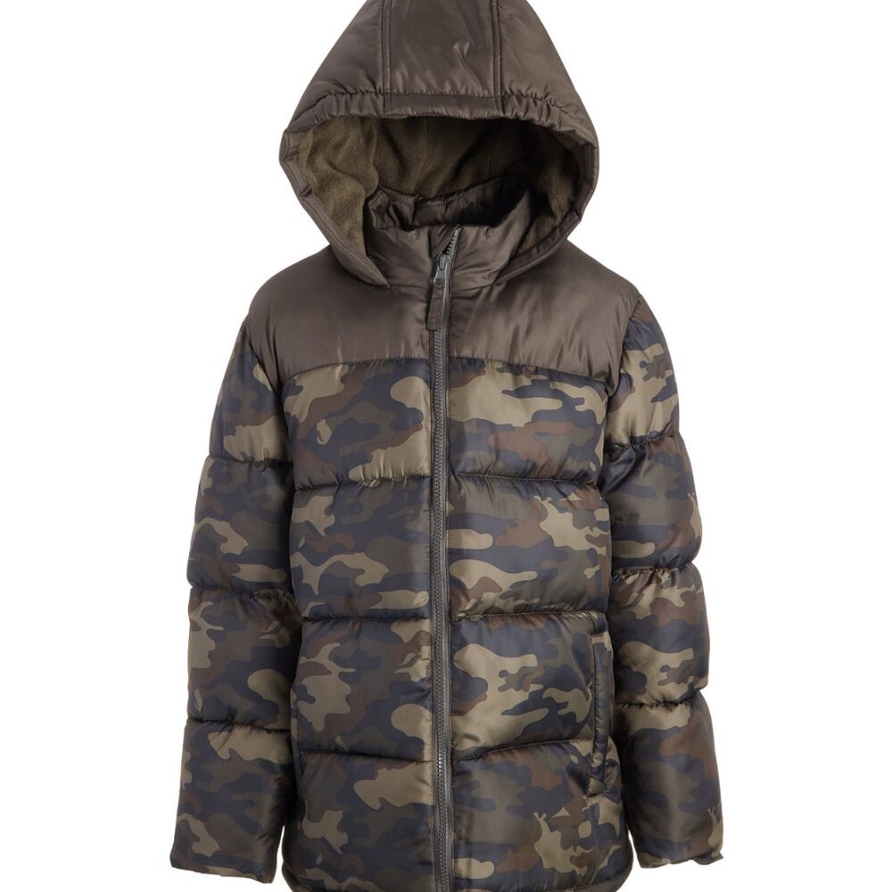 S ROTHSCHILD & CO Toddler & Little Boys Camo Puffer Coat Size 2T